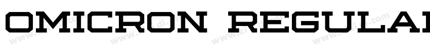 Omicron Regular字体转换